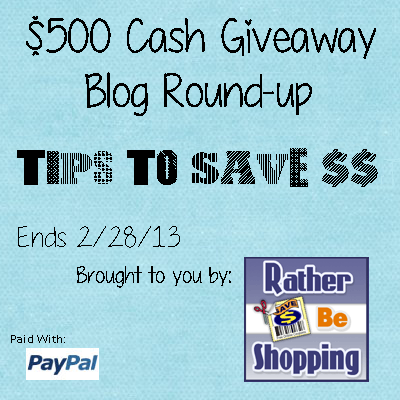 $500 Cash Giveaway – Save Money with Coupon Codes