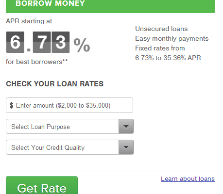 How to take out a Loan on Prosper.com